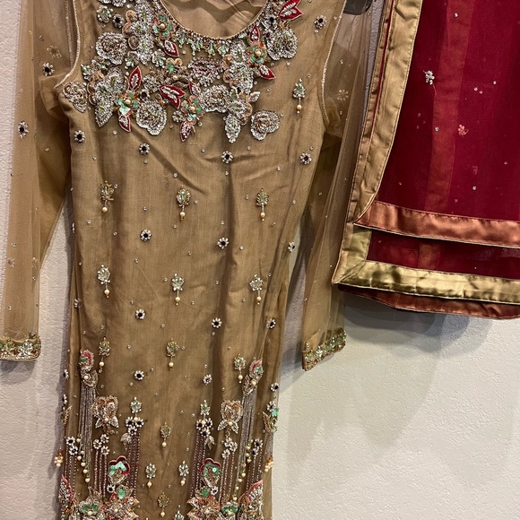 3 pcs Pakistani/Indian wedding wear - Picture 6 of 15